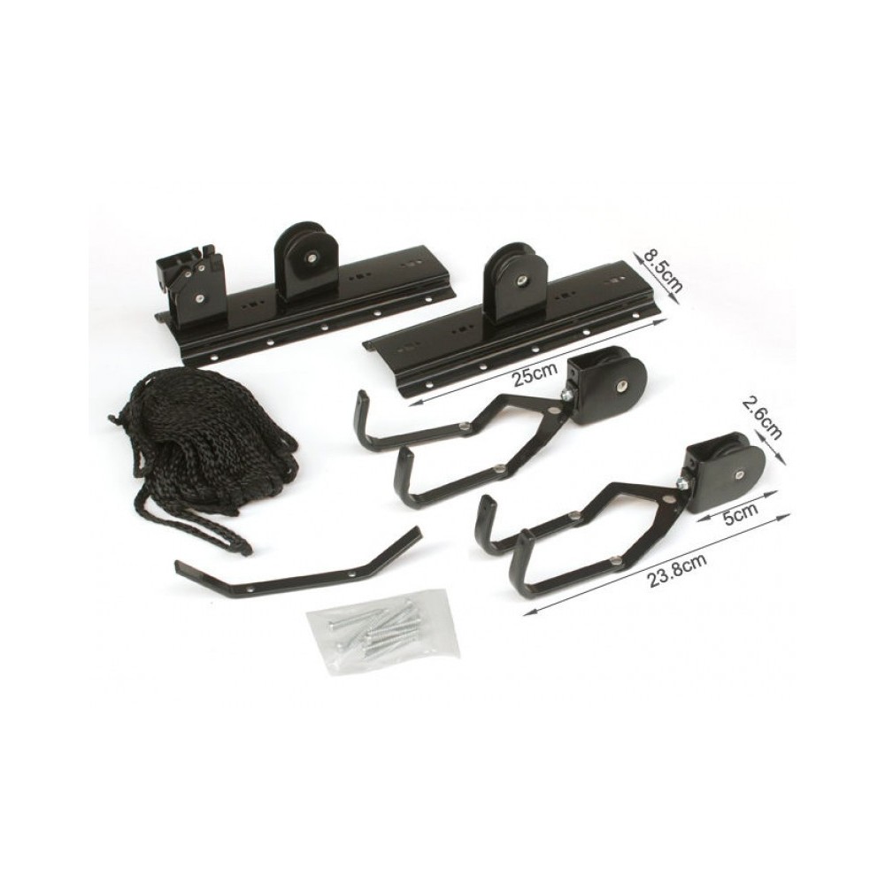 Dunlop 095639 Supporto portabici a carrucole da soffitto universale 20kg max 