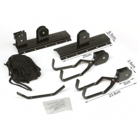 Dunlop 095639 Supporto portabici a carrucole da soffitto universale 20kg max 