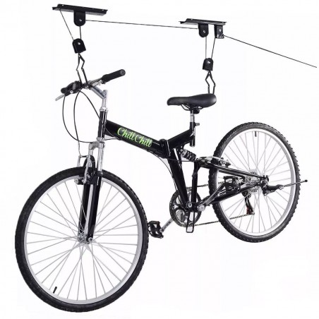 Dunlop 095639 Supporto portabici a carrucole da soffitto universale 20kg max 