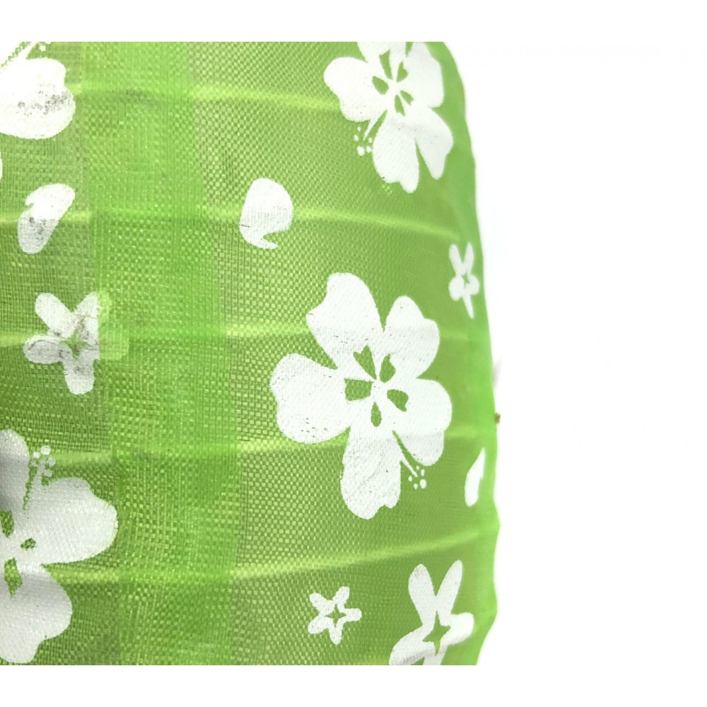 037172 Party Lighting 10 Lanterne floreali LED da esterno a batterie 210cm 