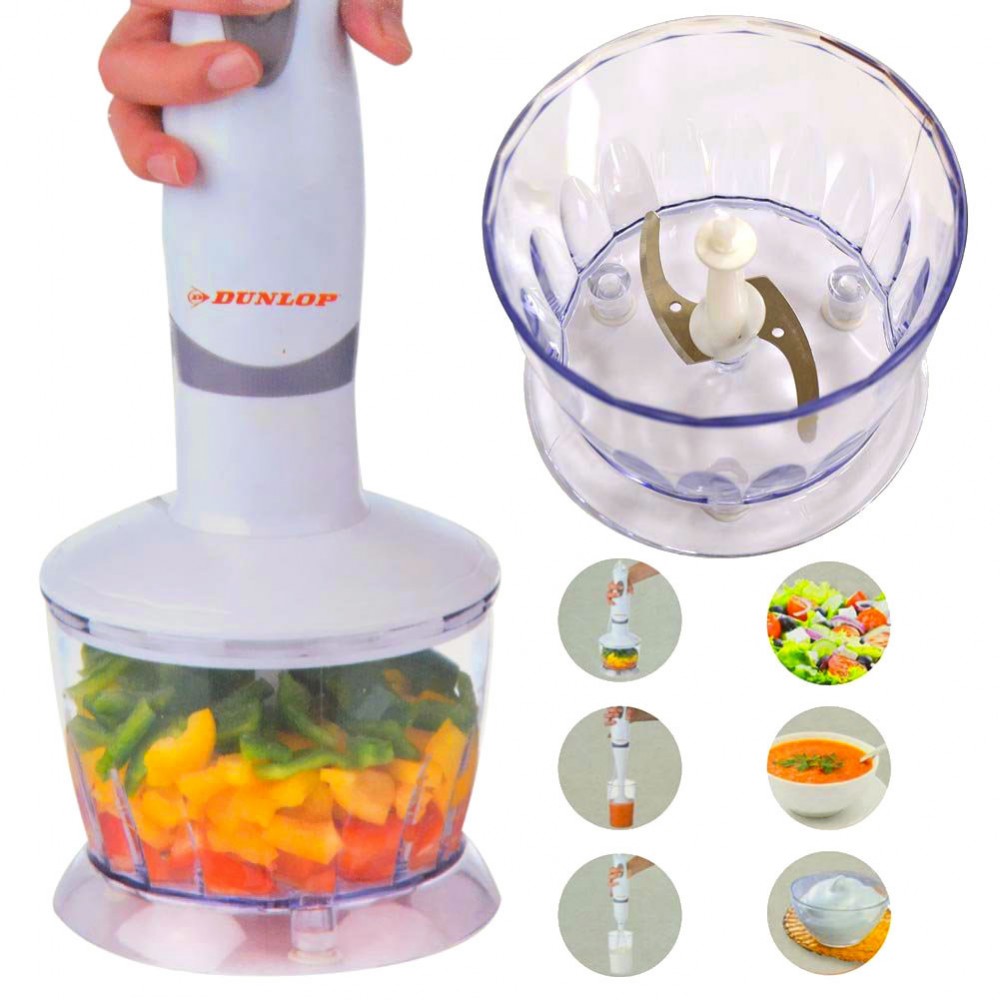 Multirobot frullatore 067674 Dunlop 9 pezzi bicchiere da 650ml incluso 250W