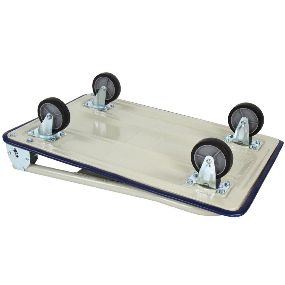 296265 Carrello Portapacchi  Kinzo Pieghevole Portatutto 4 Ruote max 150kg