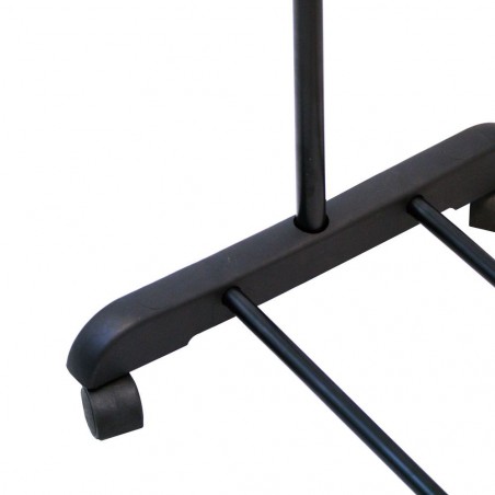 021027 Appendiabiti in metallo estensibile con ruote 83x41x87 max h162 cm