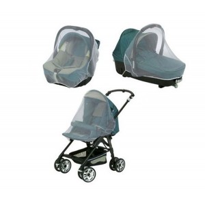 Zanzariera 228037 universale 3 in 1 passeggino ovetto e porta enfant 90x140cm 2