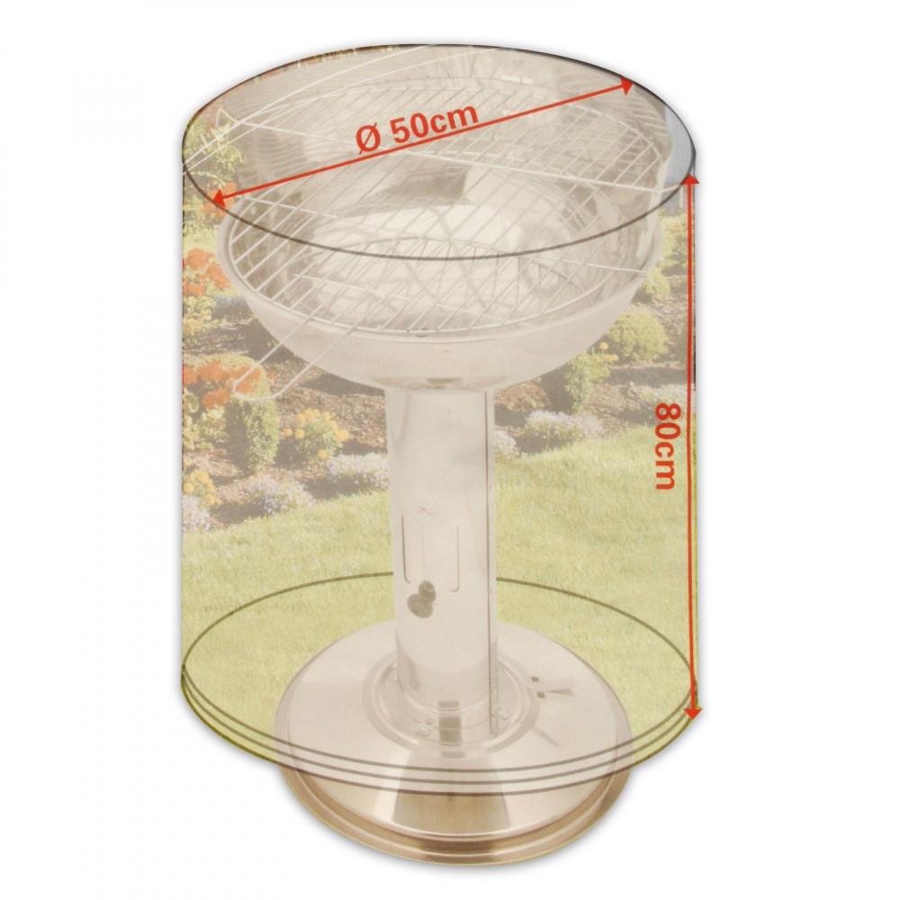 BBQ Collection Telo di copertura per barbecue 348179 impermeabile  80x50cm 