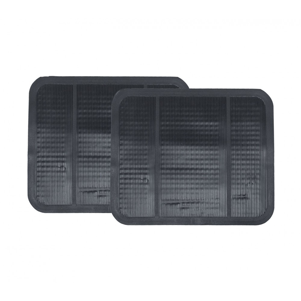 726533 Set 4 tappetini auto in gomma antiscivolo universali tappeti anti slip