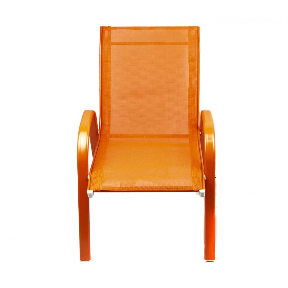 Sedia Bambini Arancio TEXALINE 543065 in Tela traspirante struttura in acciaio