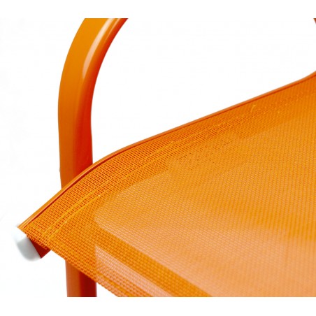 Sedia Bambini Arancio TEXALINE 543065 in Tela traspirante struttura in acciaio