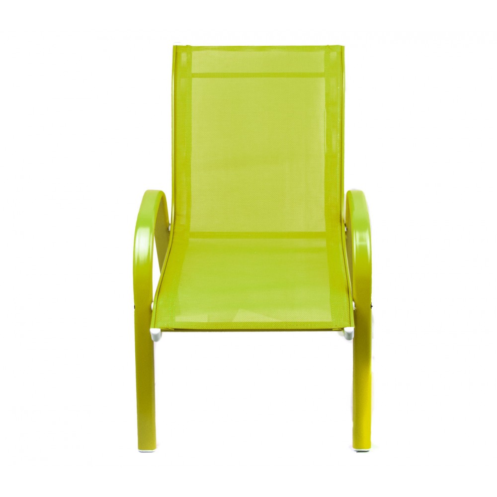 Sedia Bambini Verde TEXALINE 543034 in Tela traspirante struttura in acciaio