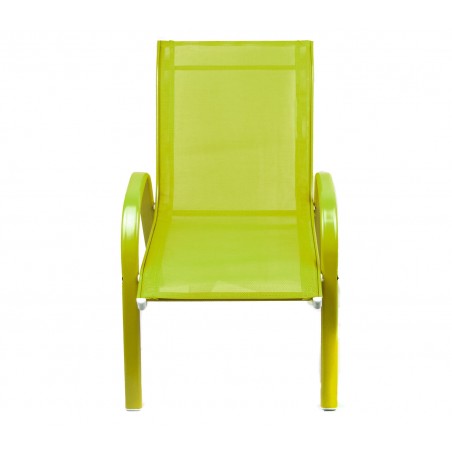 Sedia Bambini Verde TEXALINE 543034 in Tela traspirante struttura in acciaio