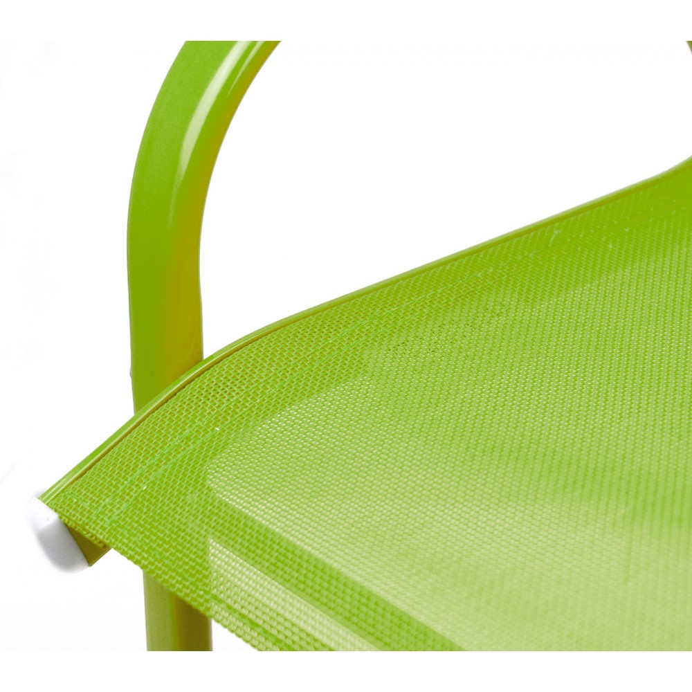 Sedia Bambini Verde TEXALINE 543034 in Tela traspirante struttura in acciaio