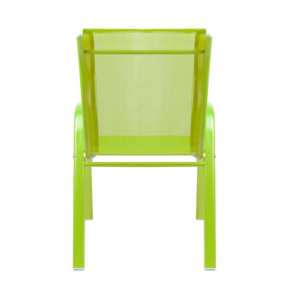 Sedia Bambini Verde TEXALINE 543034 in Tela traspirante struttura in acciaio