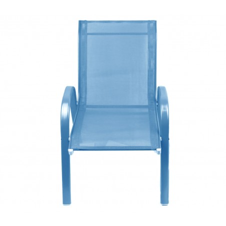 Sedia Bambini Blu TEXALINE 543041 in Tela traspirante struttura in acciaio