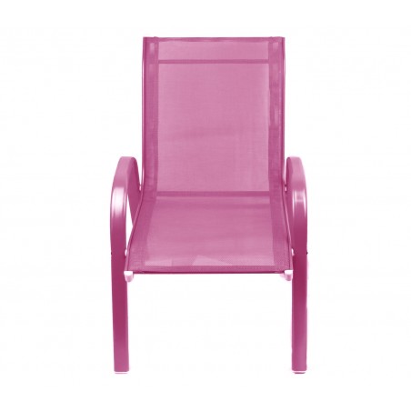 Sedia Bambini FUCSIA TEXALINE 543058 in Tela traspirante struttura in acciaio