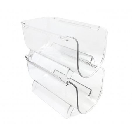 Maitre Chef Portabottiglia da frigo in PE rigida Atossica 21x11x11cm impilabili
