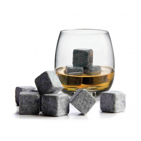 Maitre Chef 930486 set 8 Pietre ghiaccio 2x2x2 cm per whiskey con pouchette  Maitre Chef 930486 set 8 Pietre ghiaccio 2x2x2 cm per whiskey con pouchette