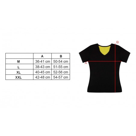 T SHIRT UNISEX SAUNA snellente totalmente in neoprene dalla M alla XXL