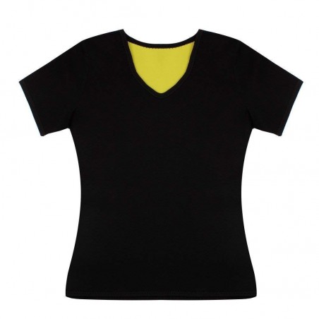 T SHIRT UNISEX SAUNA snellente totalmente in neoprene dalla M alla XXL