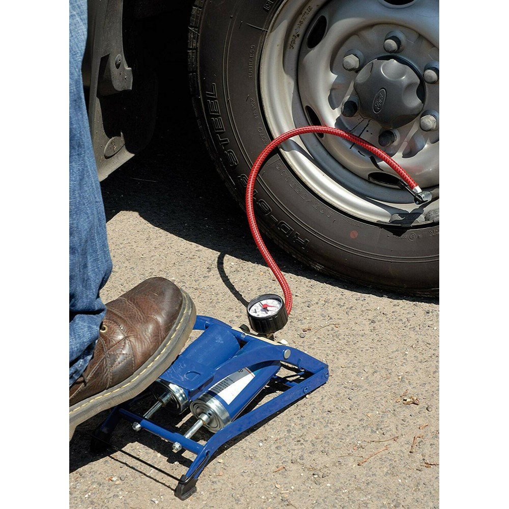 Pompa a pedale OXFORD 472235 gonfiatore 2...