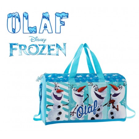 Borsa da viaggio sport mare e tempo libero Olaf in Microfibra  24 x 42 x 21 bagaglio a mano Disney Frozen Borsa da viaggio sport mare e tempo libero Olaf in Microfibra  24 x 42 x 21 bagaglio a mano Disney Frozen