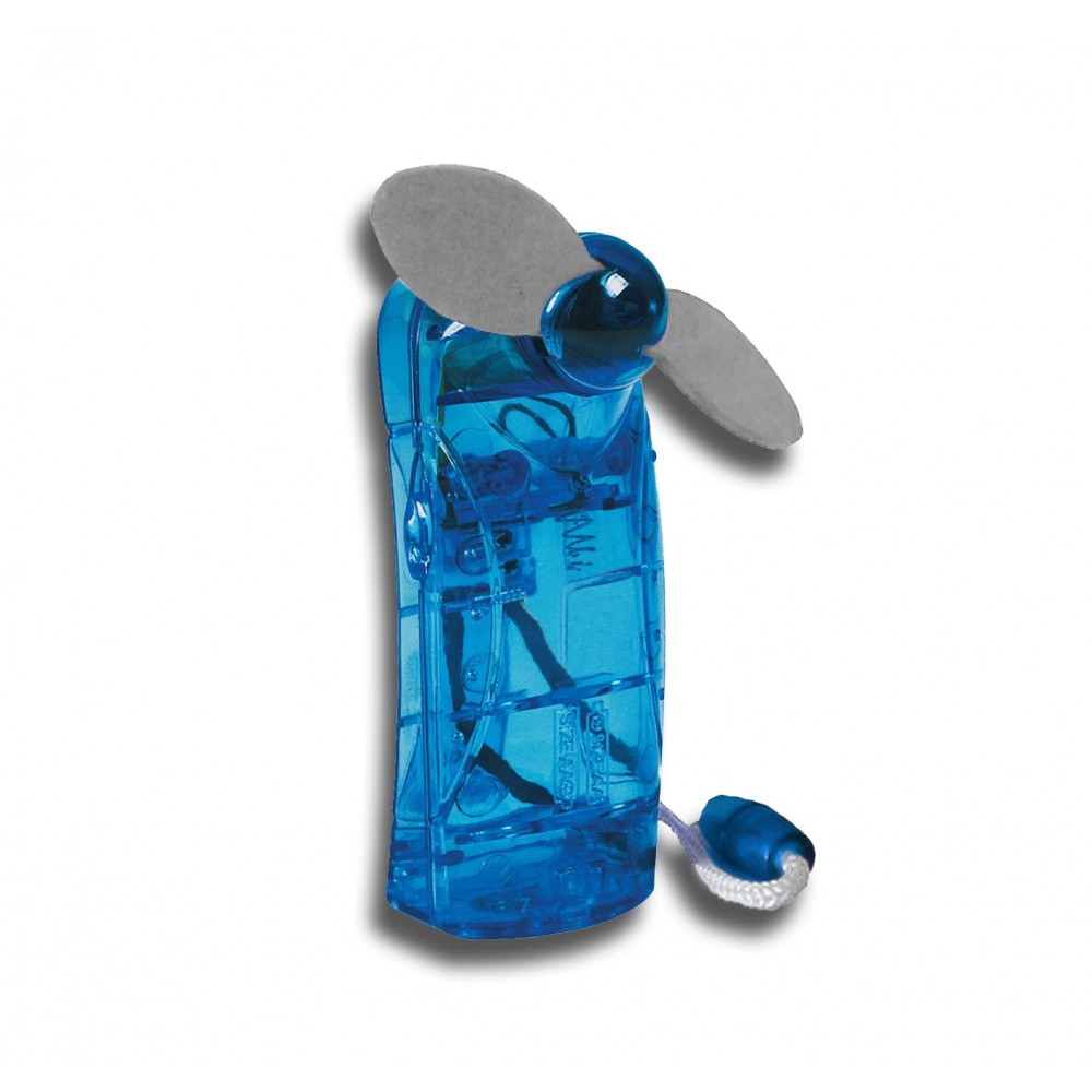 Mini ventilatore portatile a batterie a 2 pale soft comodo e tascabile da borsa 