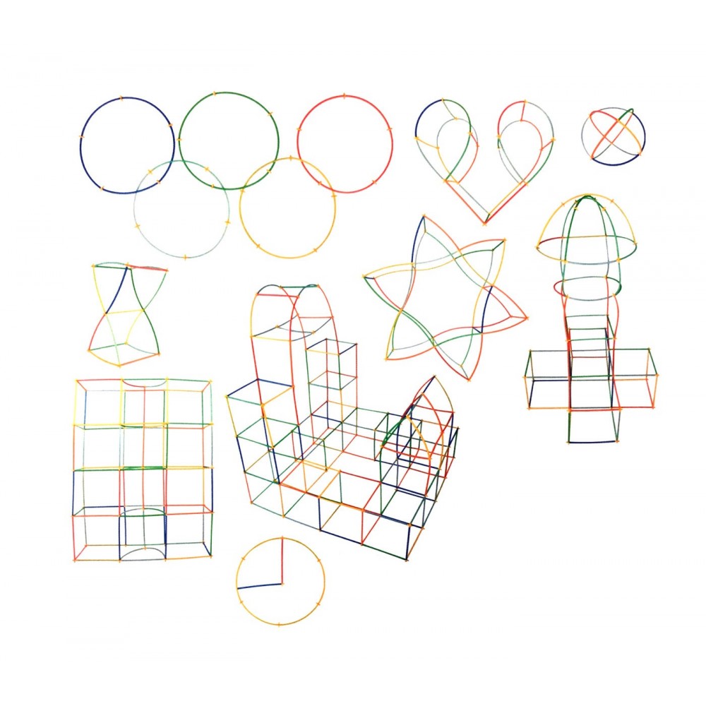 Cannucce gioco per costruzioni 3D con attacchi...