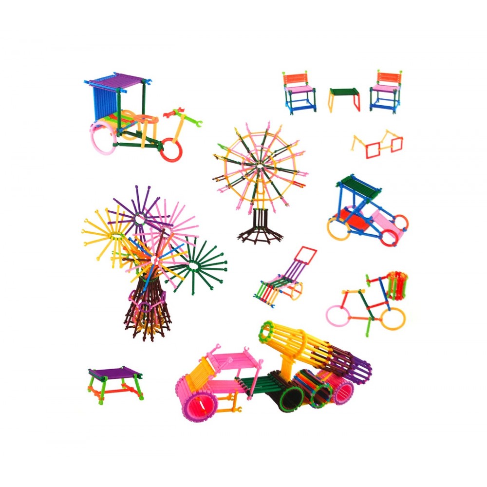 Cannucce gioco per costruzioni 3D con attacchi...