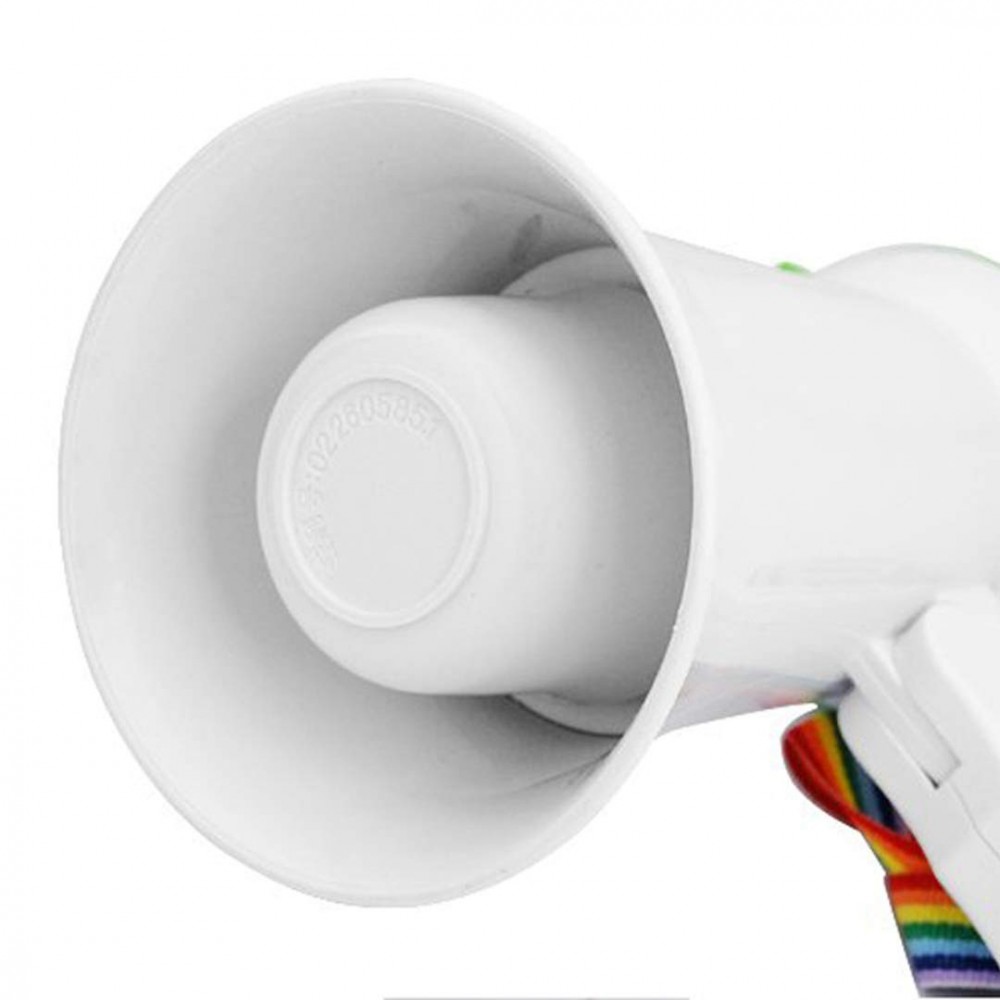 Megafono Portatile HQ-08 in PVC musiche...