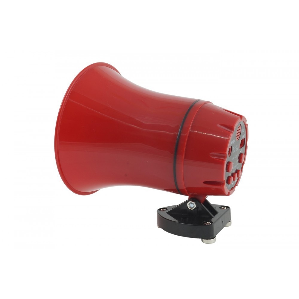 Megafono Da auto CA-130U in PVC con lettore USB...