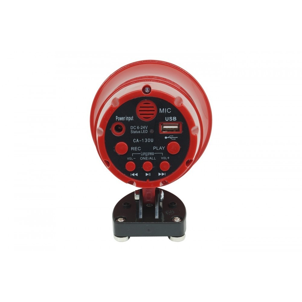 Megafono Da auto CA-130U in PVC con lettore USB...