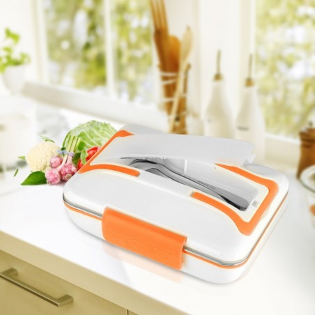 Scaldavivande elettrico 820mL scaldapranzo vassoio removibile 40W LUNCHBOX