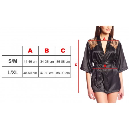 Lingerie Kimono ricamato sexy pizzo vestaglia camicia da notte
