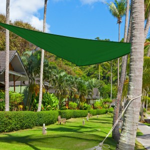 Telo triangolare Ombreggiante 482391 Verde 5x5x5 mt tenda... 2