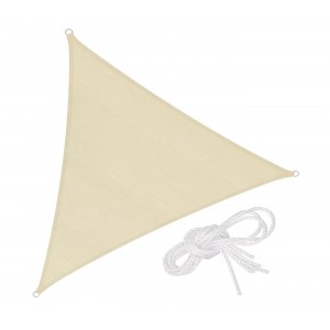 Telo triangolare Ombreggiante 482384 Beige 5x5x5mt tenda...