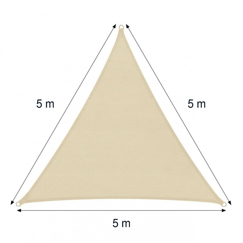Telo triangolare Ombreggiante 482384 Beige...
