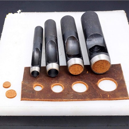 Fustellatrice fustella buca cintura 9 pz manuale martello