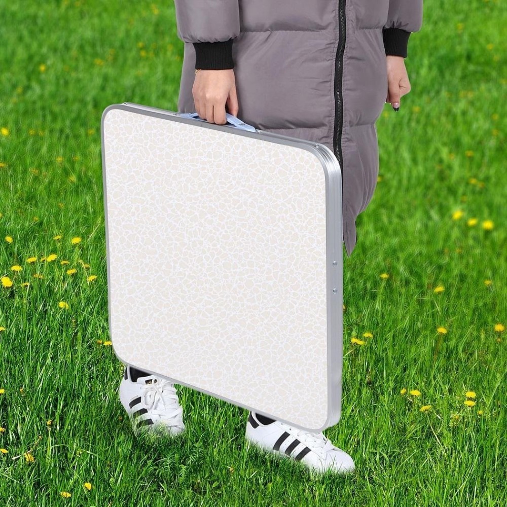 FUBUCA Tavolo in alluminio camping pieghevole...