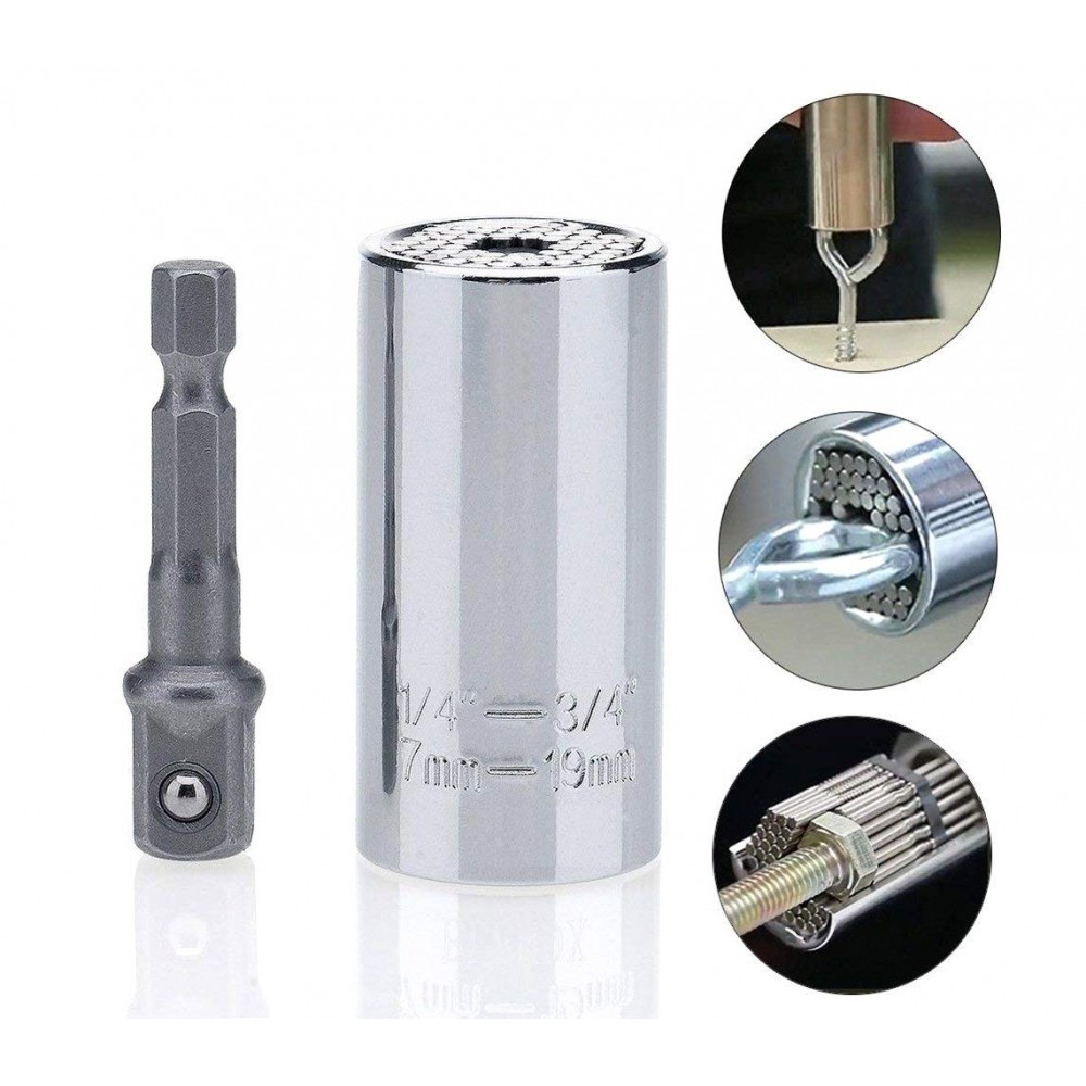 Chiave universale multifunzione GatorGrip 7-19mm per ogni tipo di bullone 178873