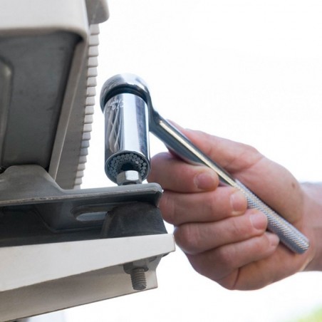 Chiave con cricchetto universale 3 pezzi multifunzione 180623 GATOR GRIP 7-19 mm