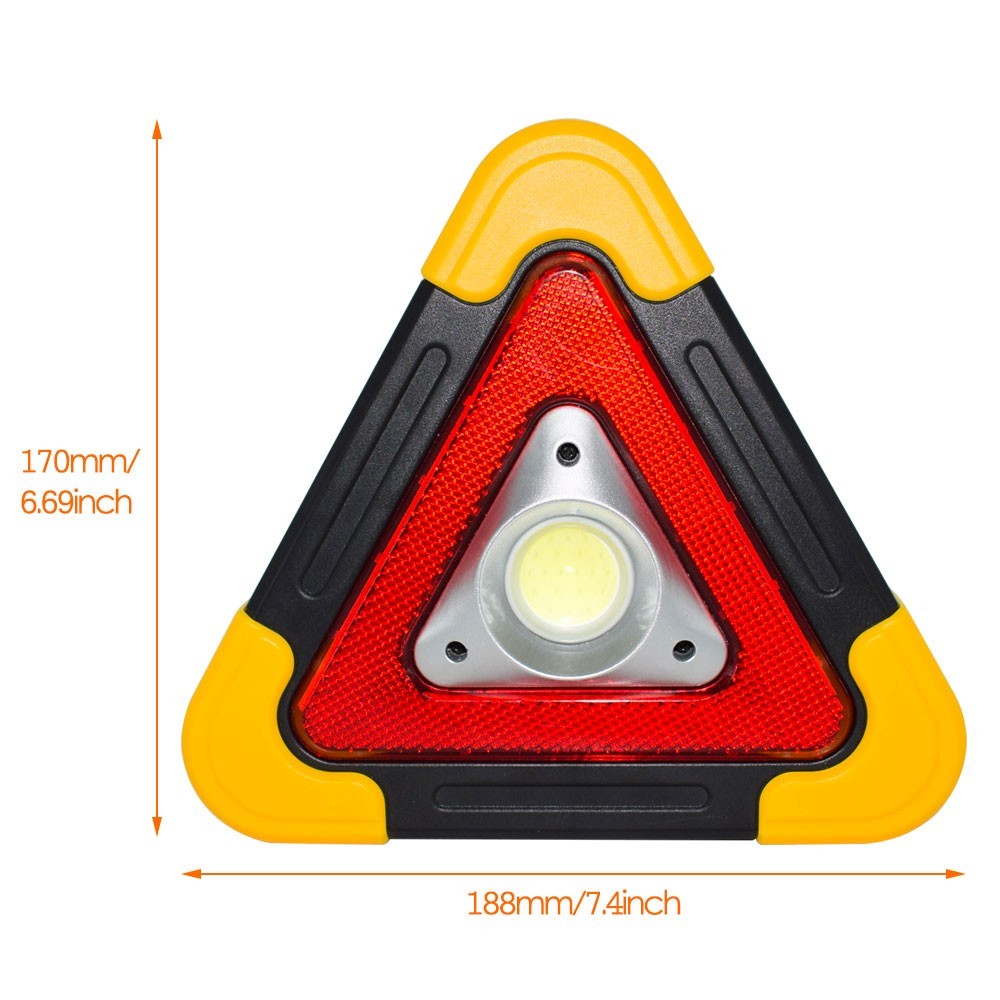 Lampada triangolo 3 in 1 d'emergenza powerbank...