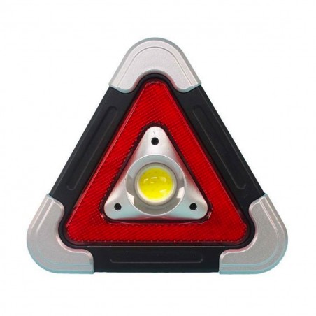 Lampada triangolo 3 in 1 d'emergenza powerbank WORK LIGHT ricarica solare