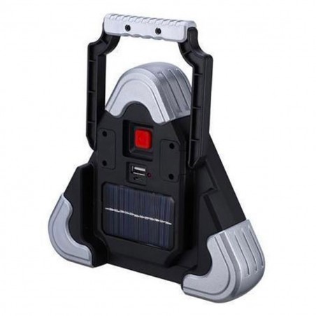 Lampada triangolo 3 in 1 d'emergenza powerbank WORK LIGHT ricarica solare