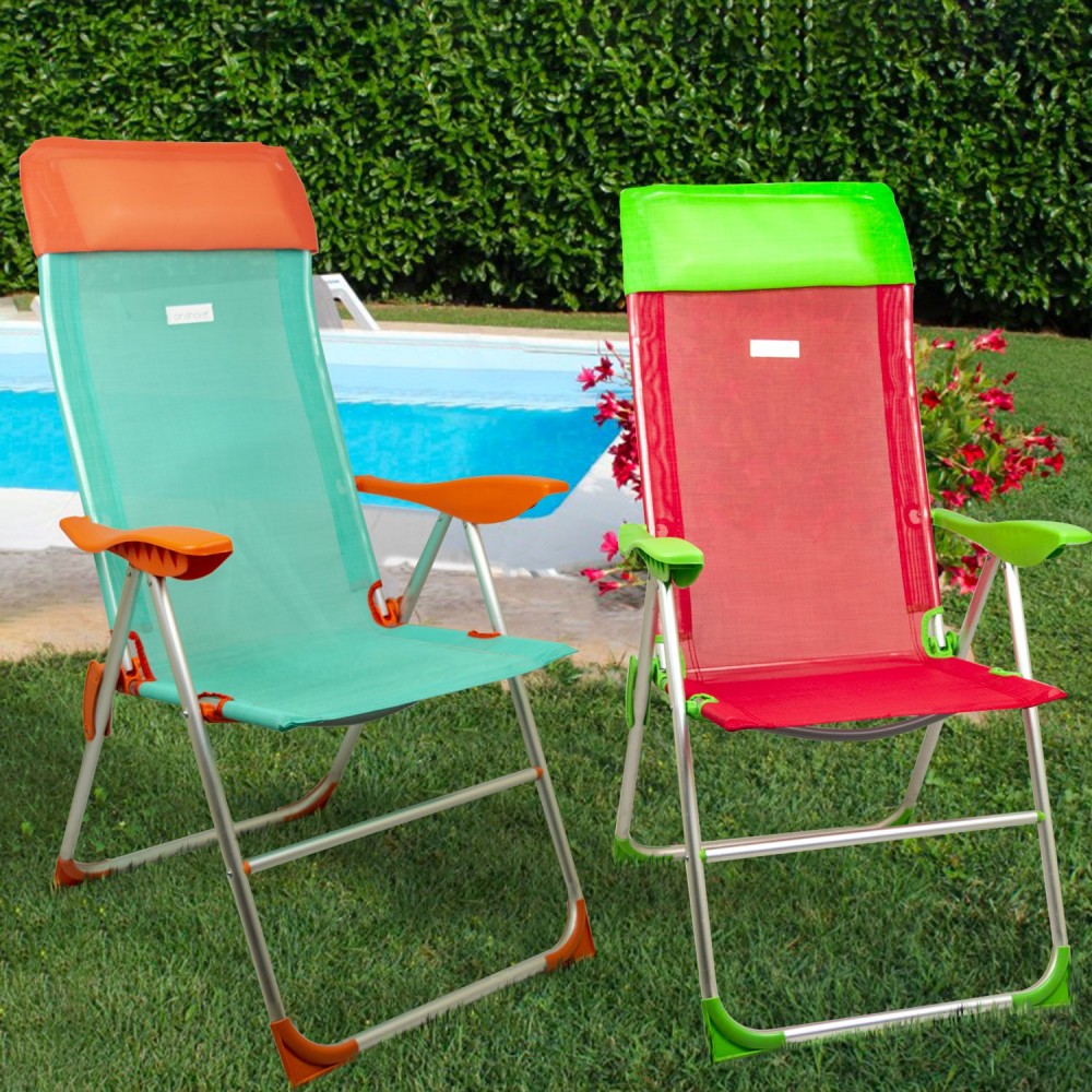 Sdraio pieghevole colorata ONSHORE 429396...