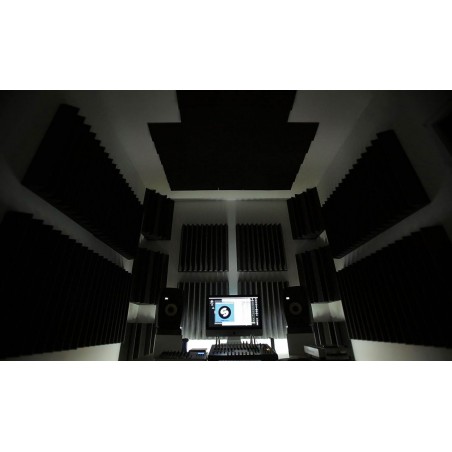 FUBUCA Pannello fonoassorbente Poliuretano Espanso angolare Bass Trap 12x12x24cm