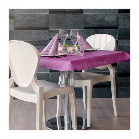 Tovaglia tavola in TNT rettangolare 100x100 cm 10 fogli EFFEPPI viola monouso