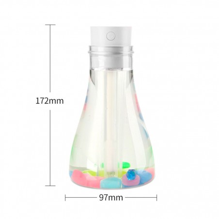 Promise Bottle 771733 diffusore di aromi cromoterapia 500mL con LED in abs 2W