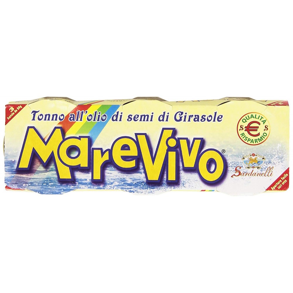 Marevivo Sardanelli Tonno all'Olio di Semi di Girasole 240 g