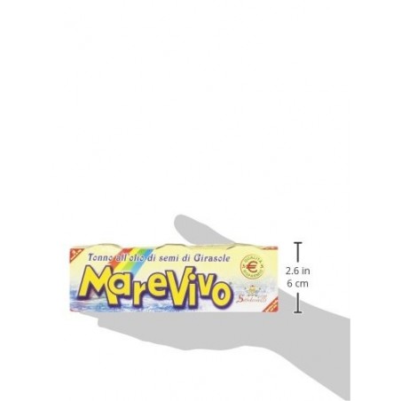 Confezione da 8 pz Marevivo Sardanelli Tonno all'Olio di Semi di Girasole 240 g