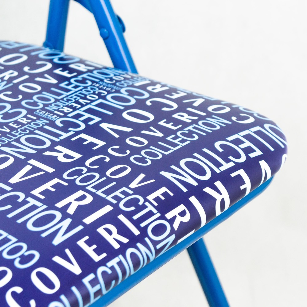 Sedia pieghevole 4106009 COVERI base in metallo...