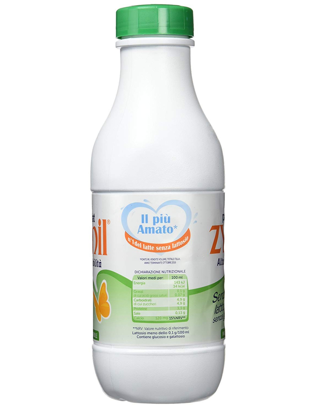 Latte senza Lattosio Zymil Pack da 6 bottiglie 1 lt scremato alta  digeribilità